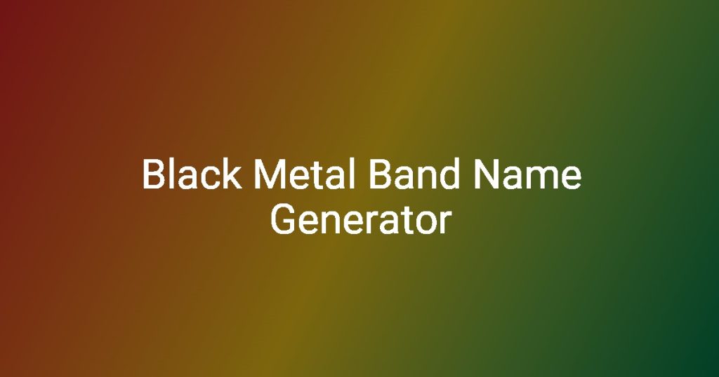 Dnd Random Race Generator