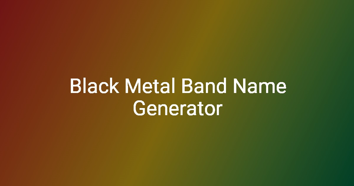 Apocalypse name generator push by ai
